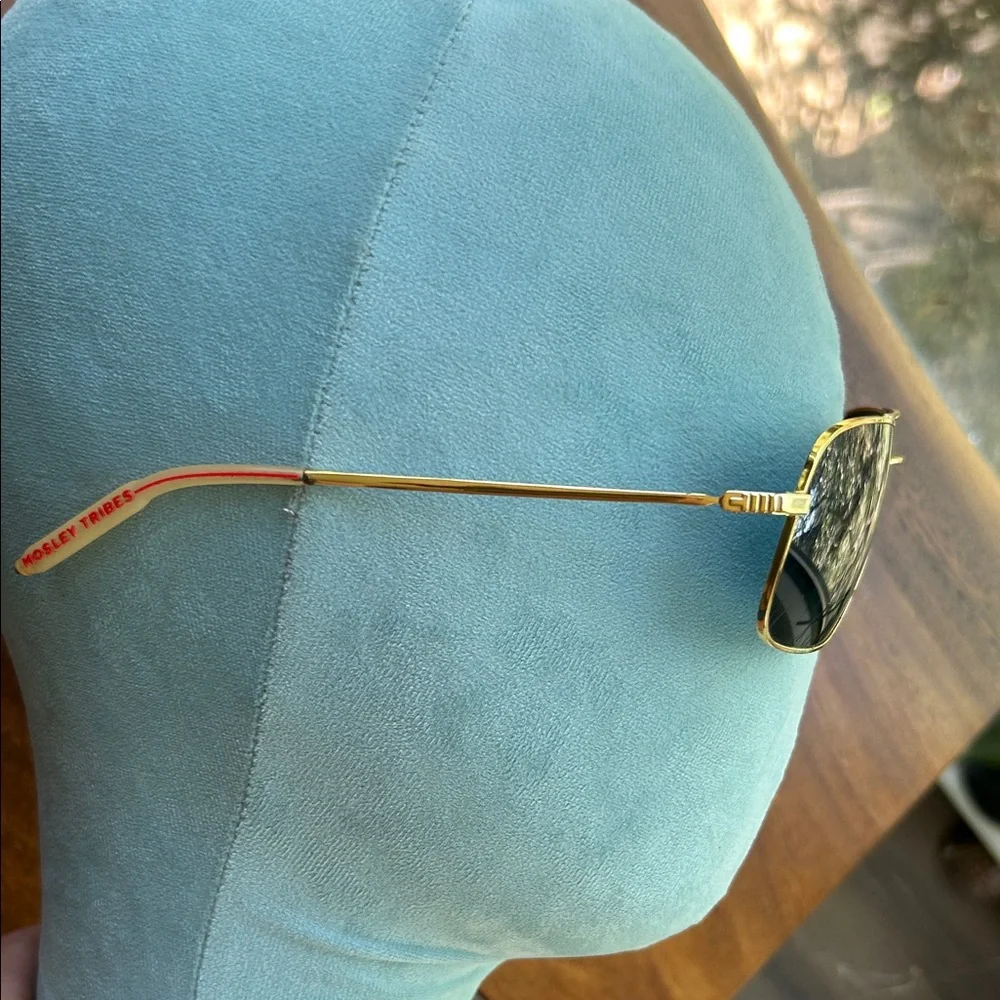 Mosley Tribes Gold Frame Sunglasses with Dark  Lenses !!